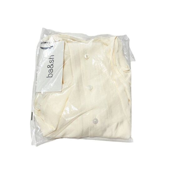 Ba&sh WOMEN'S ULTRA BLOUSE - OFF WHITE - Picture 6 of 6